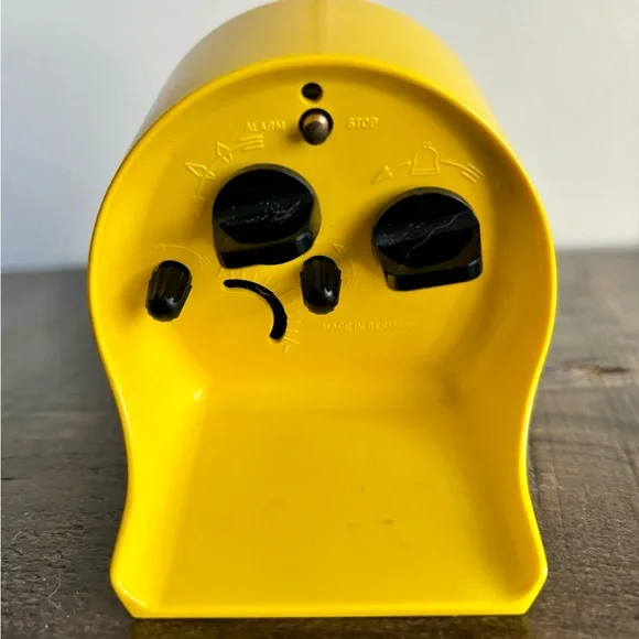 Vintage fichter wind-up clock made in Germany alarm not working - Picture 2 of 6